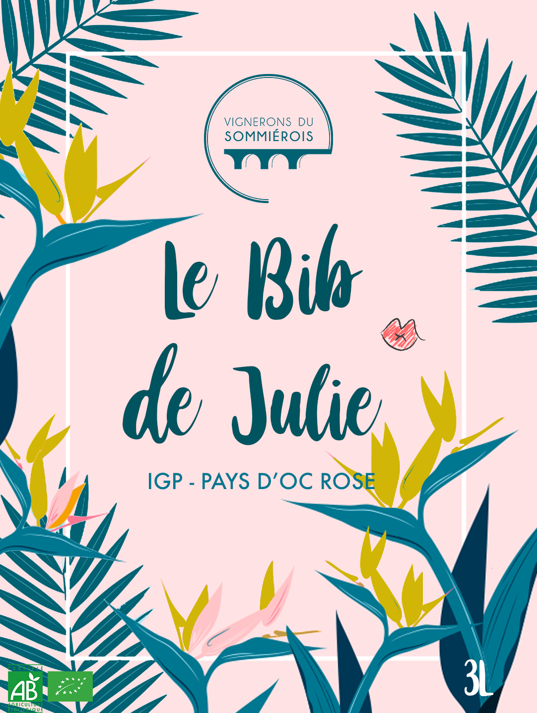 BIB 3 L "Le Rosé de Julie"