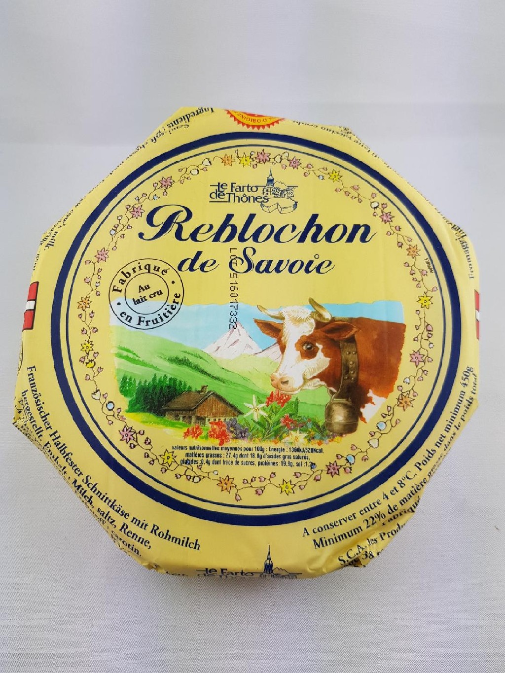 Reblochon fruitier - Tout un Fromage