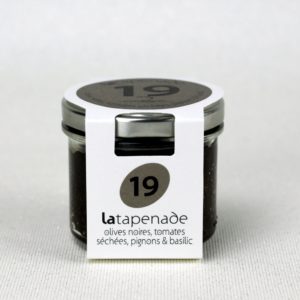 Tapenade d'olives noires - Tomates séchées, Pignons & Basilic